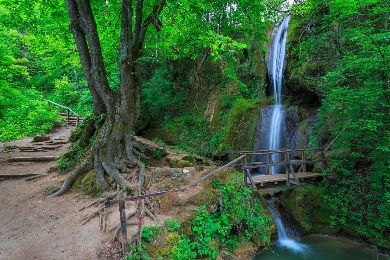 Vodopad Ripaljka na potoku Gradašnica u podnožju Ozrena kod Sokobanje